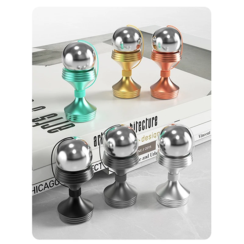 쿨 트릭 볼 센서리 메탈 핑거 스피너 손가락 훈련 스피너 기술 훈련 손-눈 협응 EDC 피젯 토이 선물