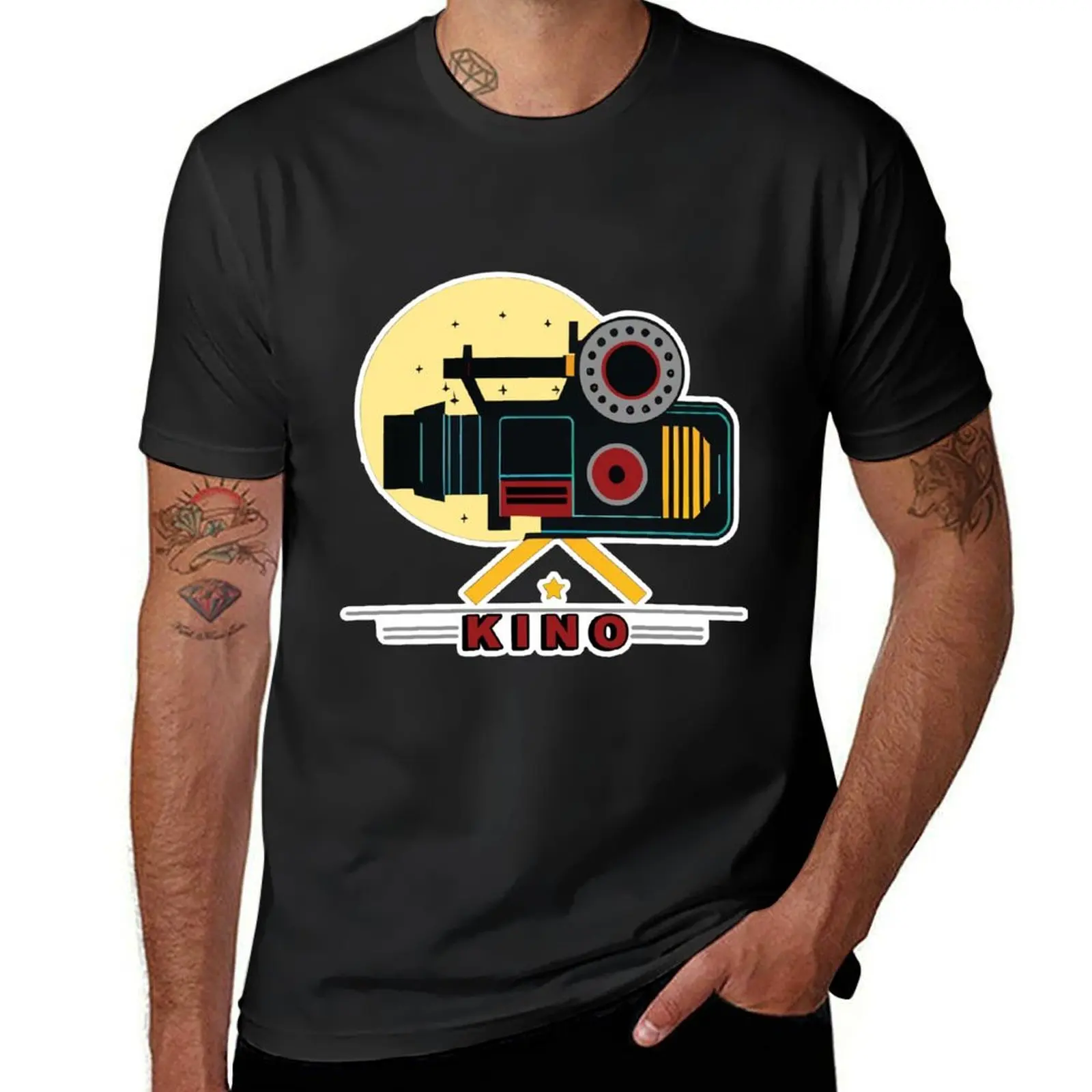 Kino Cinema Camera T-Shirt cute tops blanks customs design your own heavyweight t shirts for men