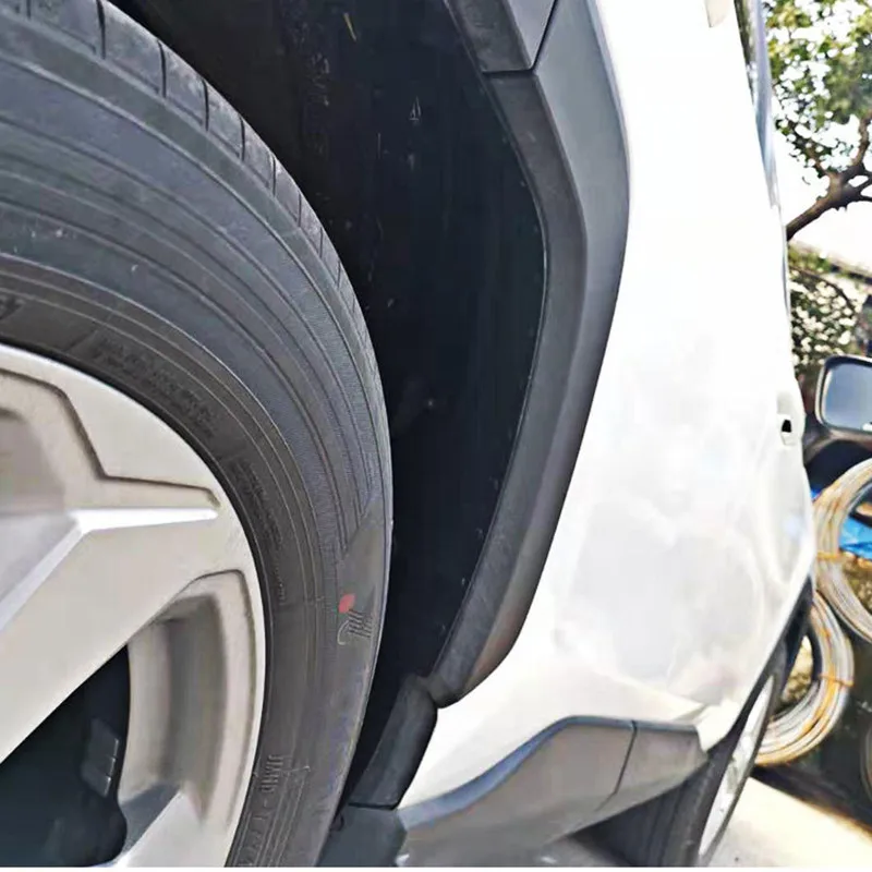 2Pcs Spatbord Auto Refit Achter Tire Fender Speciale Decoratie Voor Toyota RAV4 RAV-4 Le Sle Limited 2019 2020 2021 Spatbord