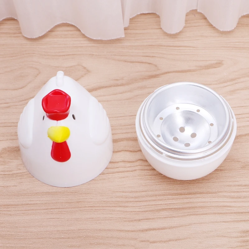 Microwave Egg Boiler Home Chicken Shaped Cooker Kitchen Cooking Appliance egg holder for boiled eggs kitchen tool oeuf cuisson