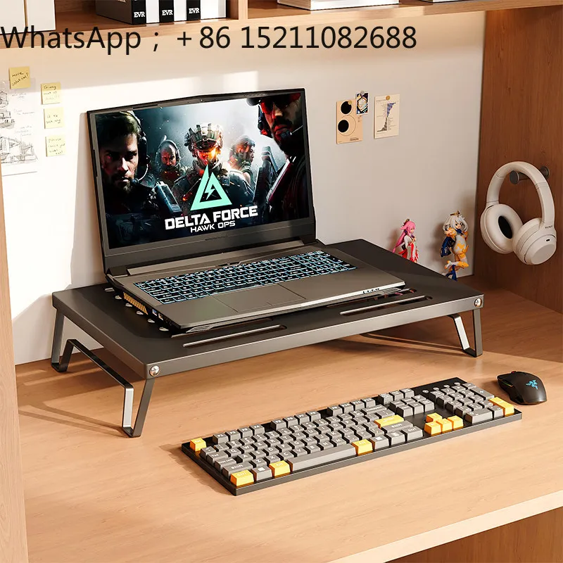LLY Notebook Heightening Stand Desktop Monitor Heightening Stand Multifunctional Desk Storage