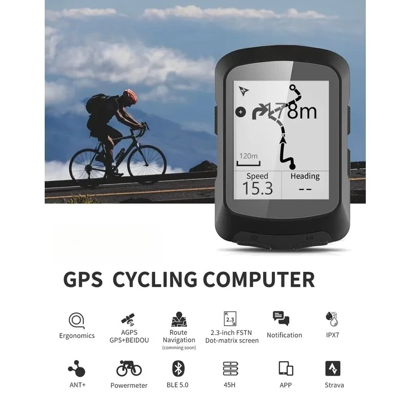 Wireless Waterproof GPS Bike Computer Digital Speedometer Odometer Ultralight Fit Road MTB Mountain Cycling Accessory