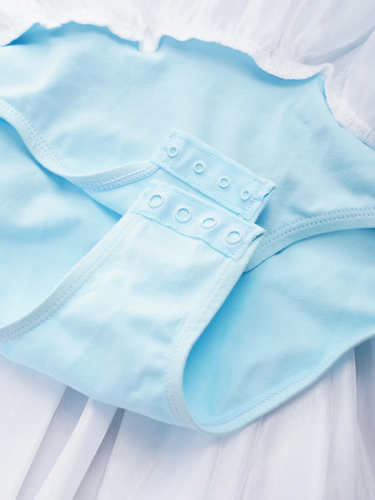 발레 드레스 체조 레오타드 어린이용 소녀용 리본 장식 주름 긴 소매 튤 튜튜 레오타드 드레스 공연 대회용