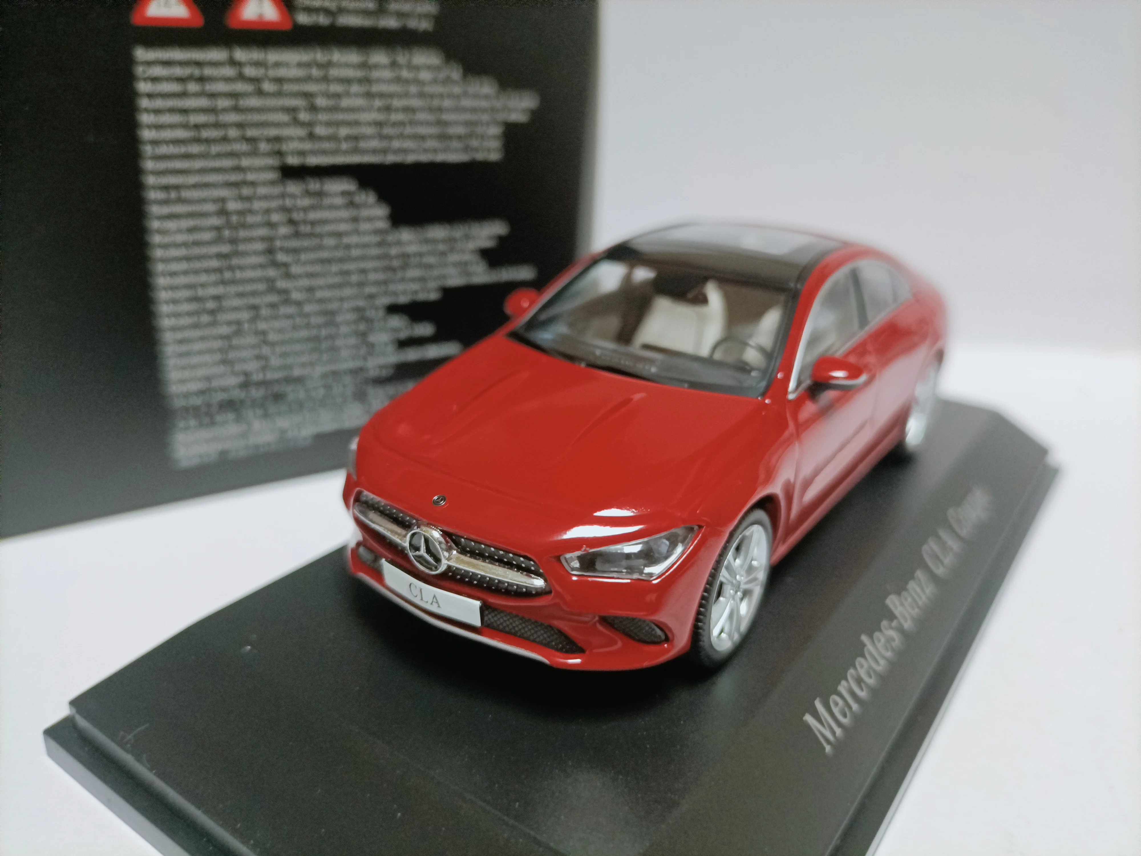 spark-1-43-originale-benz-coupe-modello-c118-cla-coupe-2019-rosso