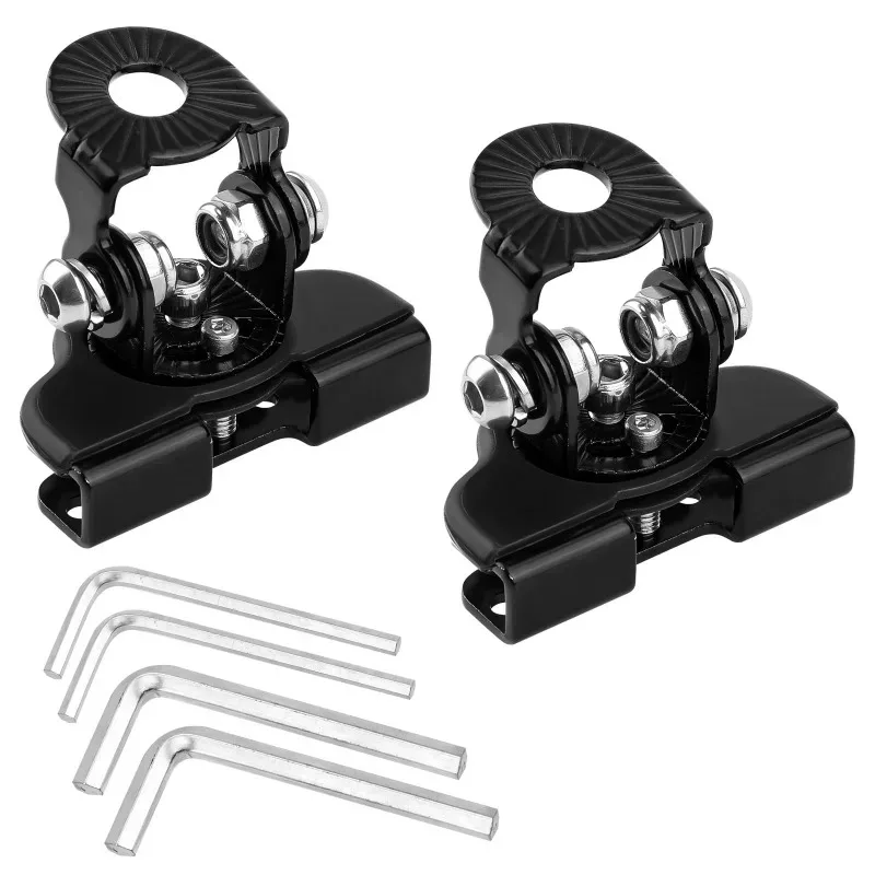 Popular 2pc Undamaged Headlight Base Fixed Strip Light Engine Hood Clip Bracket Pkx for Car Engine Hood Spotlight Door Clip Hood