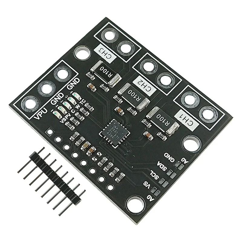 3X I2C SMBUS INA3221 Módulo de placa de sensor de monitor de voltaje de fuente de alimentación de corriente de derivación de triple canal-Nuevo