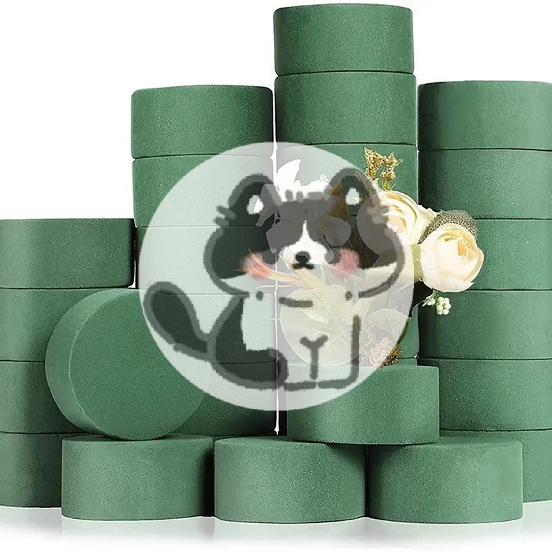 Popular Floral Mud Foam Cylinders Oasis Wet Flower Foam Brick DIY Flower Arrangements For Wedding Party Decor Florist Foam Block