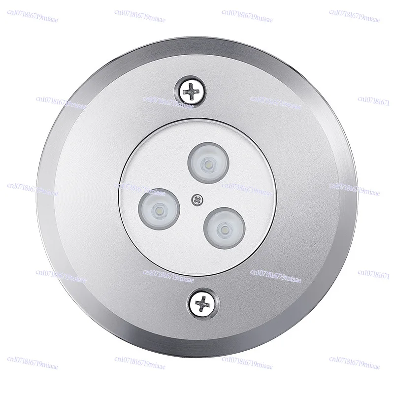 12V Anti-glare Underwater Buried Light LED Underwater Light Embedded Swimming Pool Light Kit Stainless Steel White Underwater