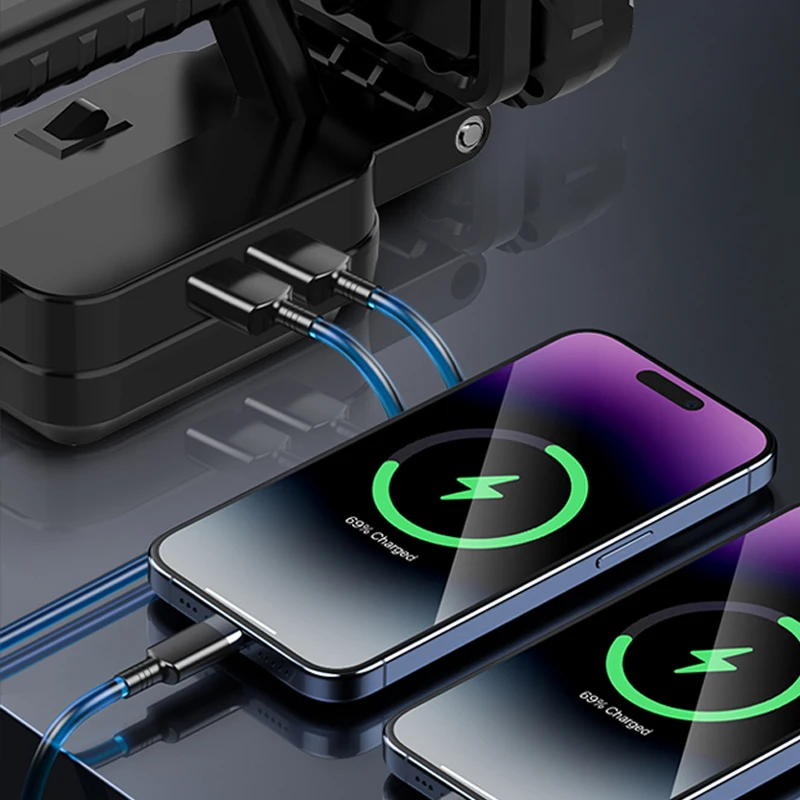 Carry Handles Work Light for Makita 18V Battery  Portable LED Lamp Cordless floodlight with USB  Charging Port