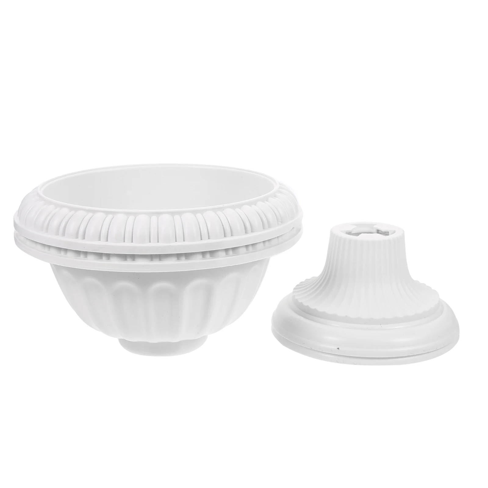 

2pcs European Style Flower Pot Garden Decor Outdoor Plastic Planter for Porch Entrance Waterproof UV Resistant Wedding Party