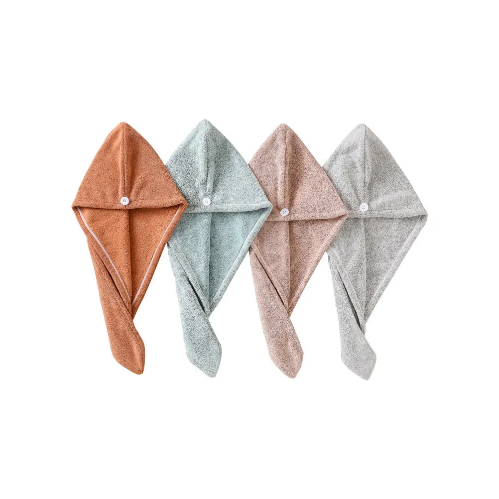 

Dry Cap Fast Drying Absorbent Towel Wrap For Long Curly Straight Dyed Hair Lightweight Portable Hair Accessories