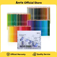 Arrtx-Juego de lápices de colores 48/72/120, núcleo suave para artistas, dibujo de colores para adultos, mezcla de sombreado, bocetos, cartón tipo concha
