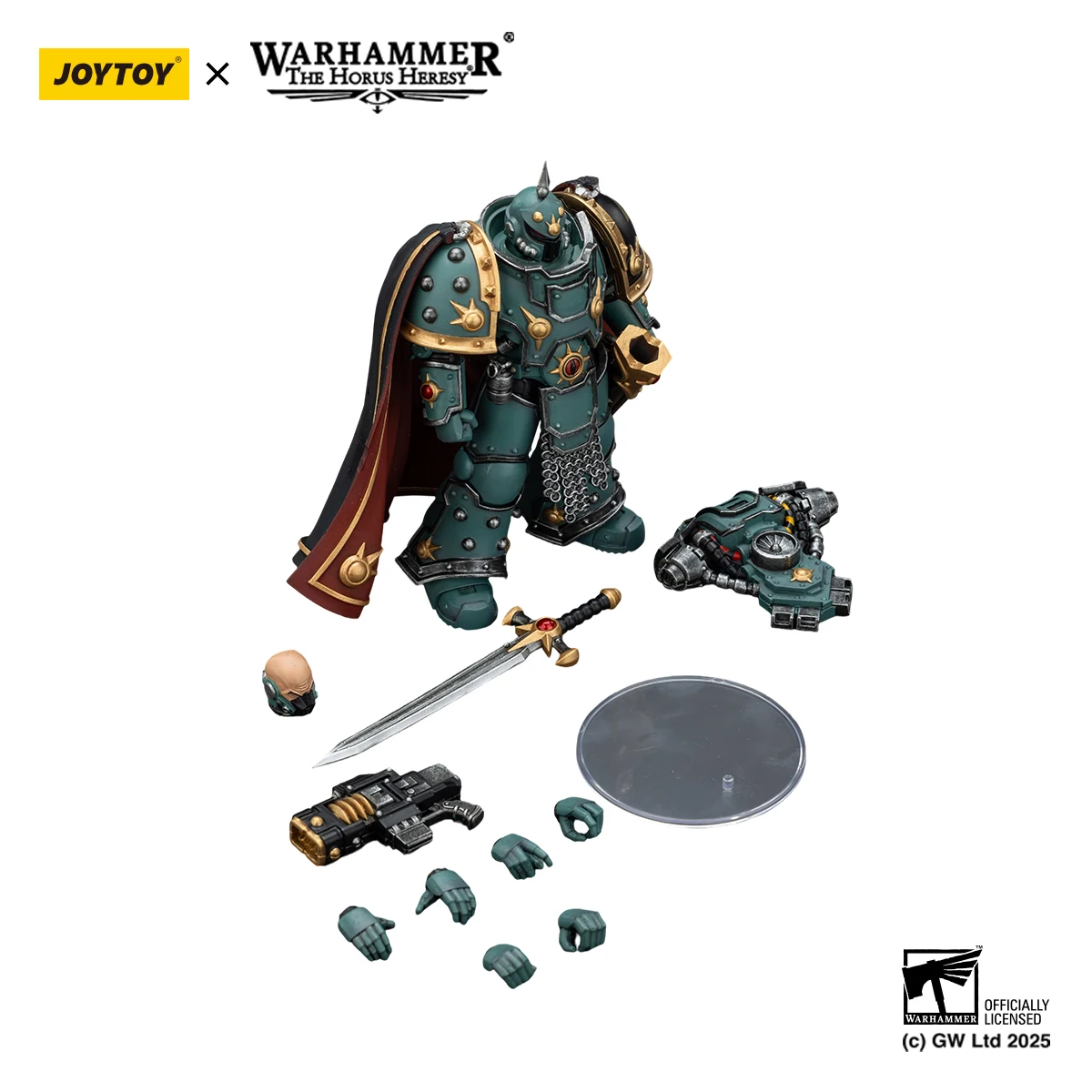 [الطلب المسبق]JOYTOY Warhammer 30K 1/18 شخصيات الحركة Legion Cataphractii Praetor&Legion Champion&Legion Apothecary 3 قطعة نموذج