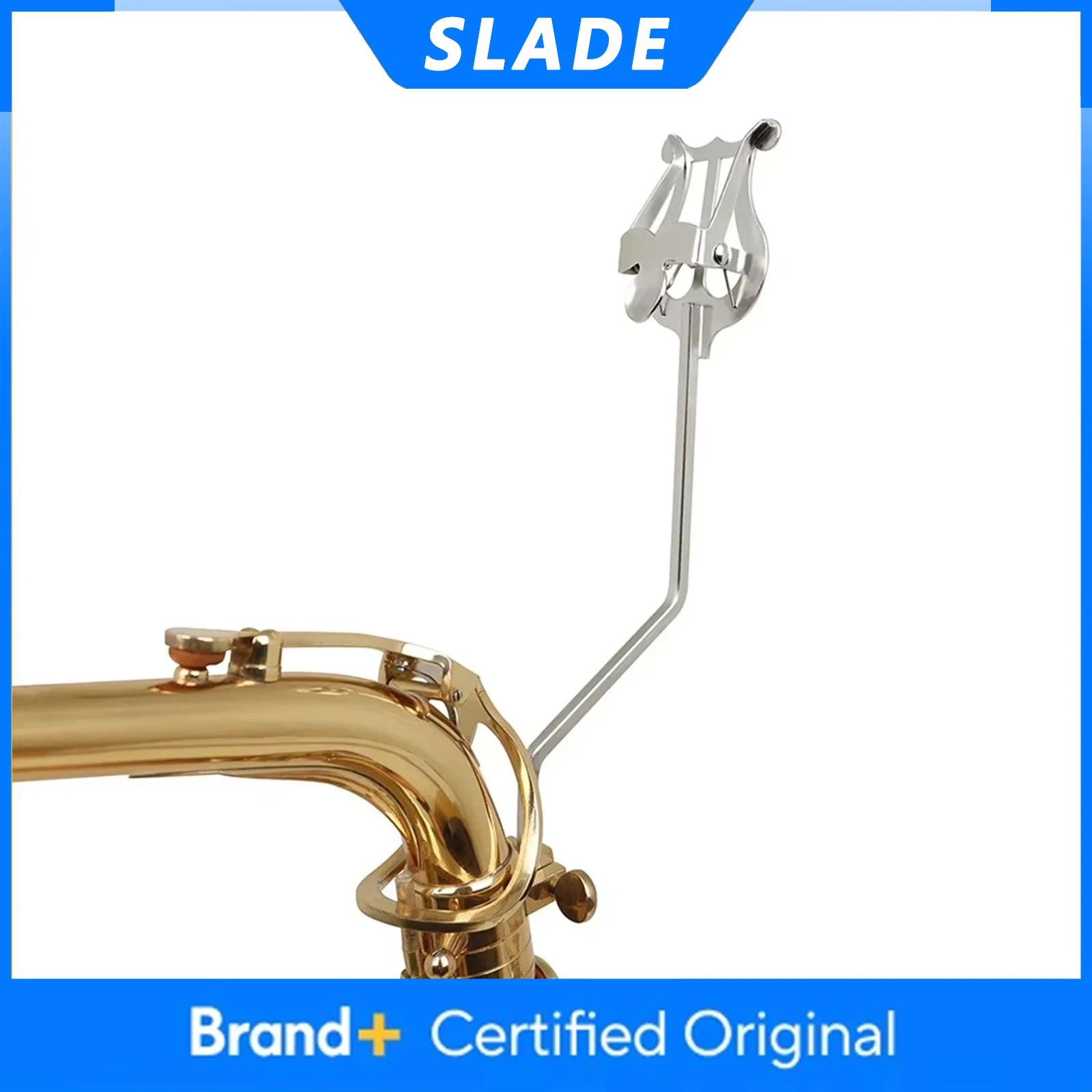SLADE Alto Saxophone Lyre Music Score Clip Portable Sax Marching Sheet Clamp Durable Bracket Woodwind Instrument Accessories