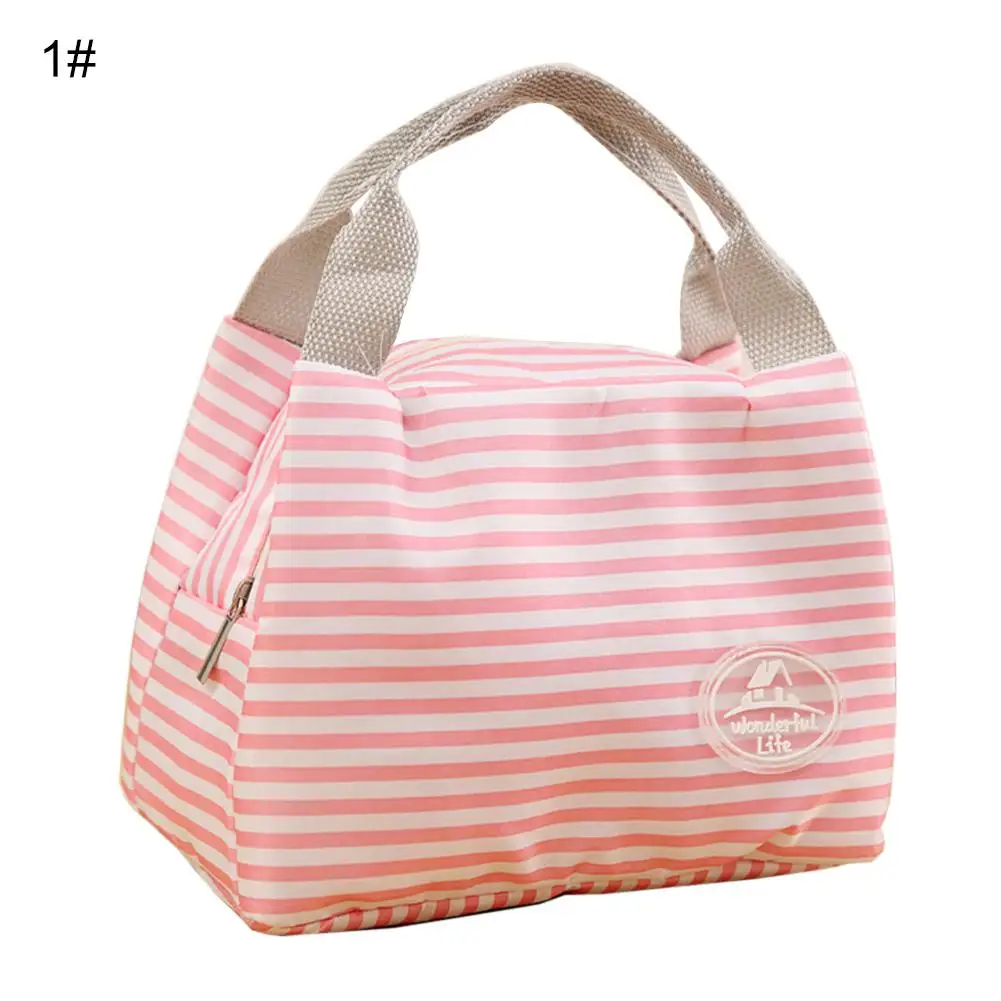 Picnic Travel Lunch Bag Thermal Insulated Lunch Box Bento Pouch Dinner Insulation Bag Student Cute Lunch Bag Handbag