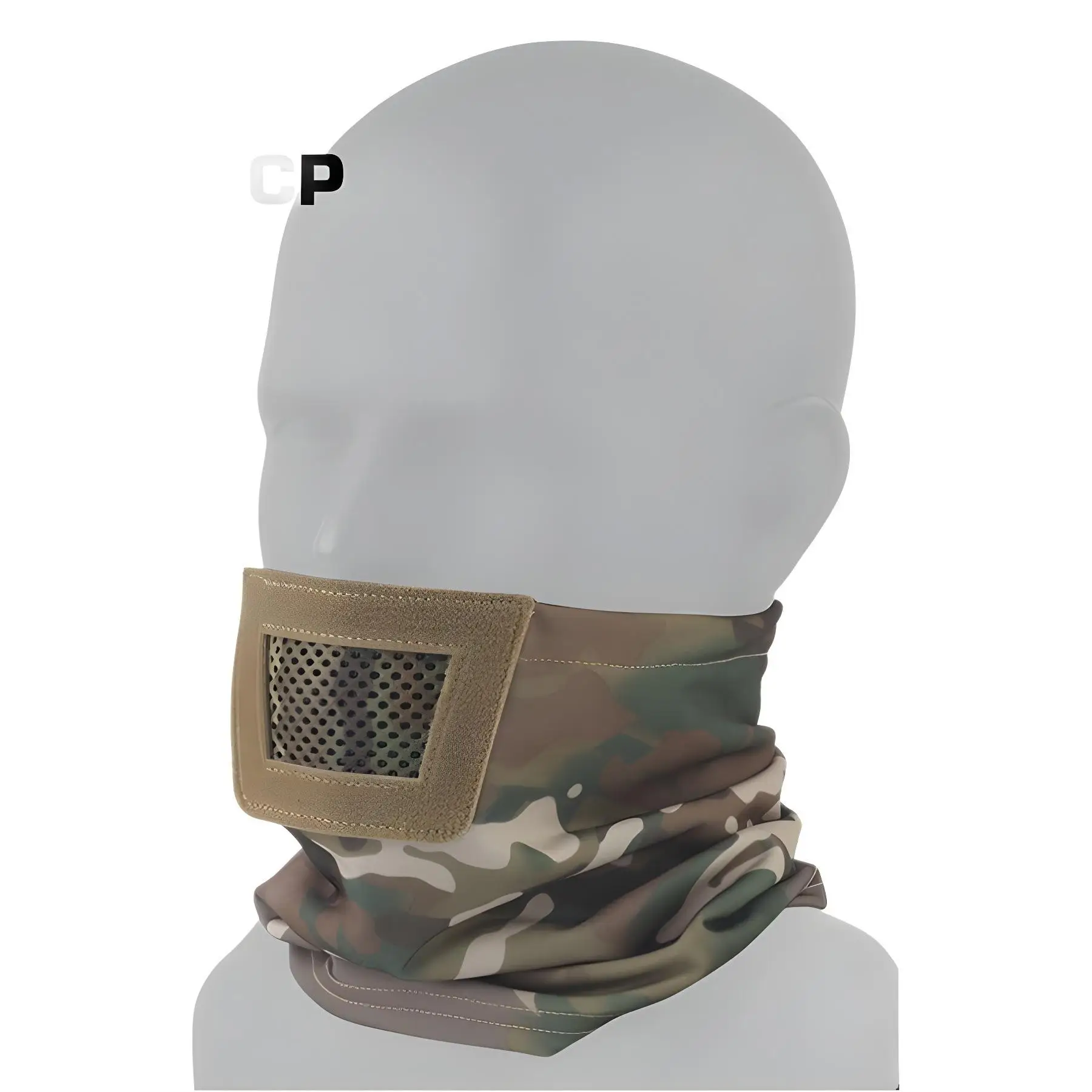 وشاح واقي تكتيكي نصف وجه لركوب الدراجات في الهواء الطلق والمشي لمسافات طويلة وقناع الوجه سريع الجفاف #1