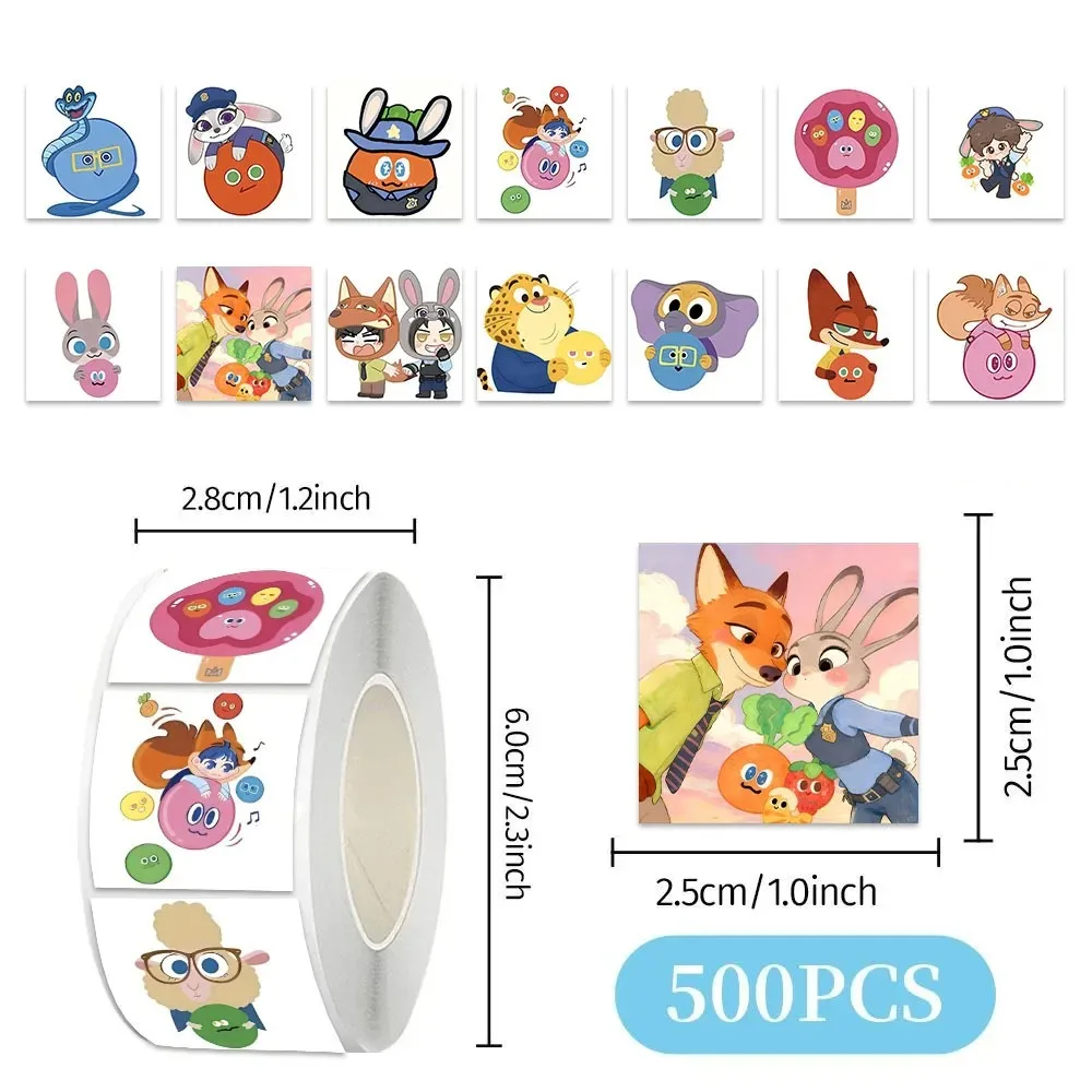 500Pcs/Roll Disney … - image