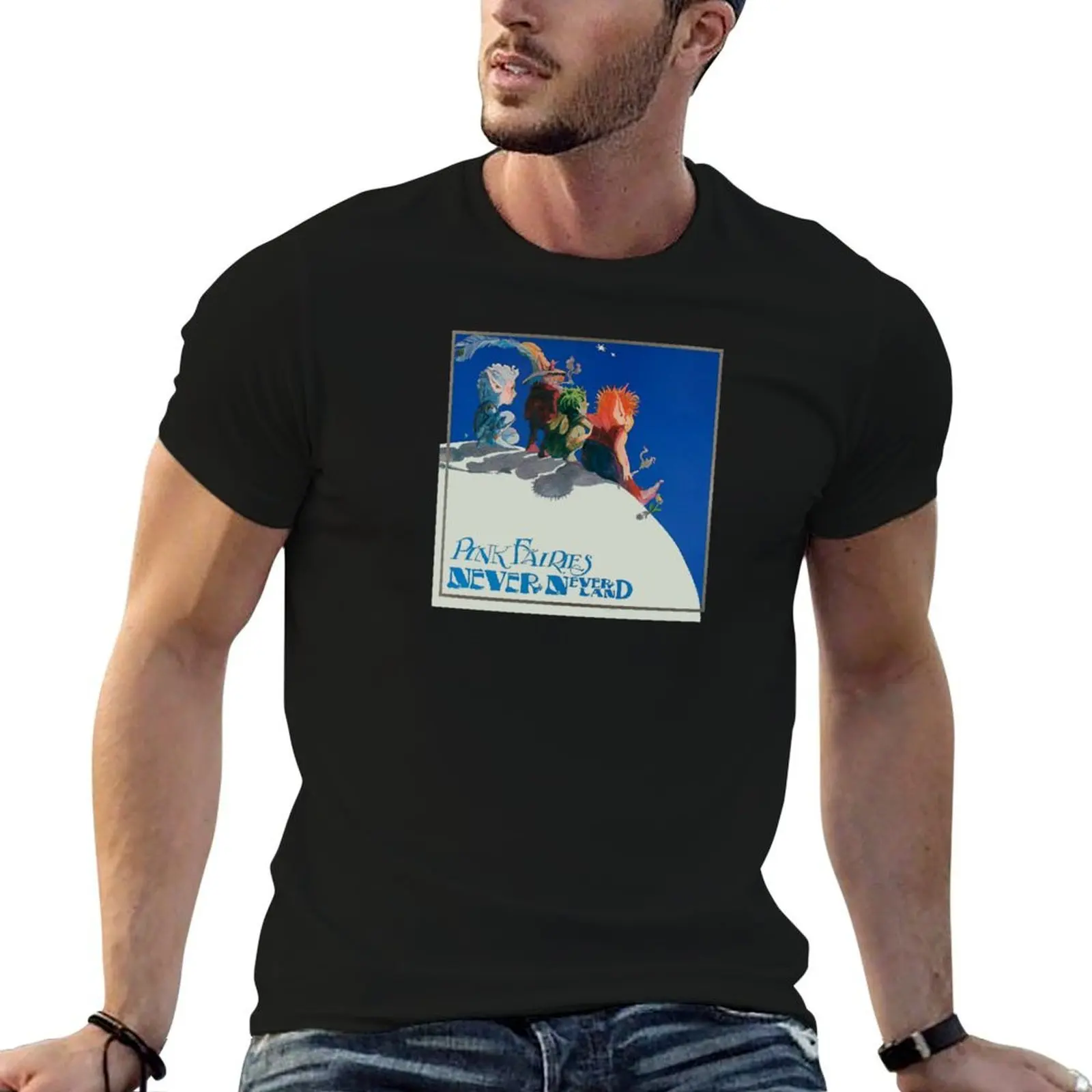 Pink Fairies: Never Never Land T-Shirt funny t shirts dark humor graphic t shirts for man t shirt personalised T-shirt