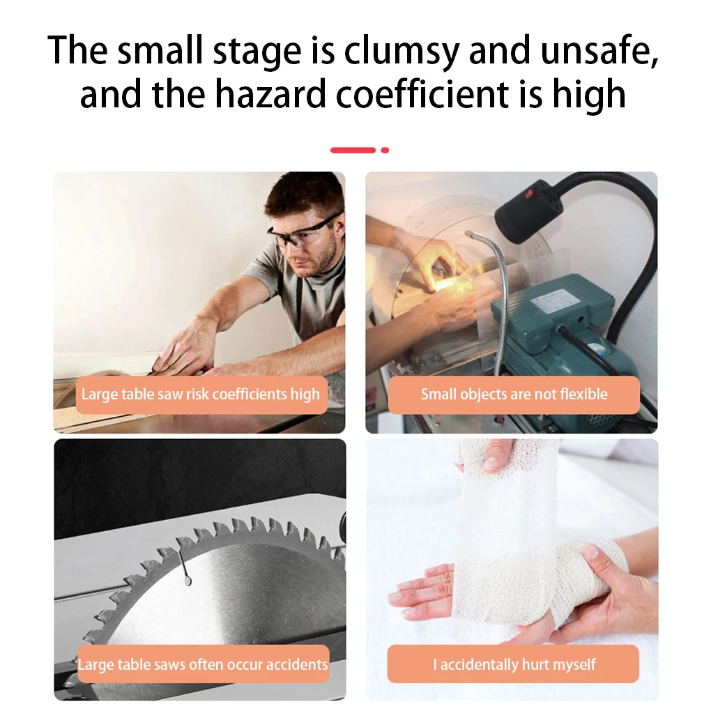 Mini Multifunctional Table Saw Electric Desktop Saws Small Household DIY Cutting Tools Woodworking Bench Lathe Cutter Machine