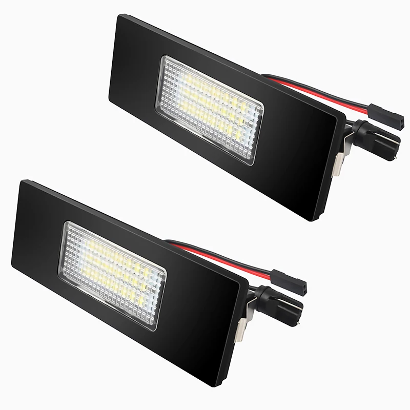 LED License Number Plate Lamp Car Light Luz No Error for BMW 1 Series E81 E87 E63 E64 M6 E85 E86 Z4 F12 F13 F20 K48