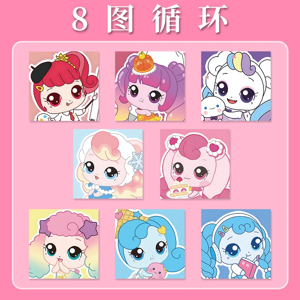 500pcs/Roll Cartoon Anime Catch！Teenieping Cute Sealing Sticker DIY PVC Laptop Decals Decoration Stiker Reward Gift Toys