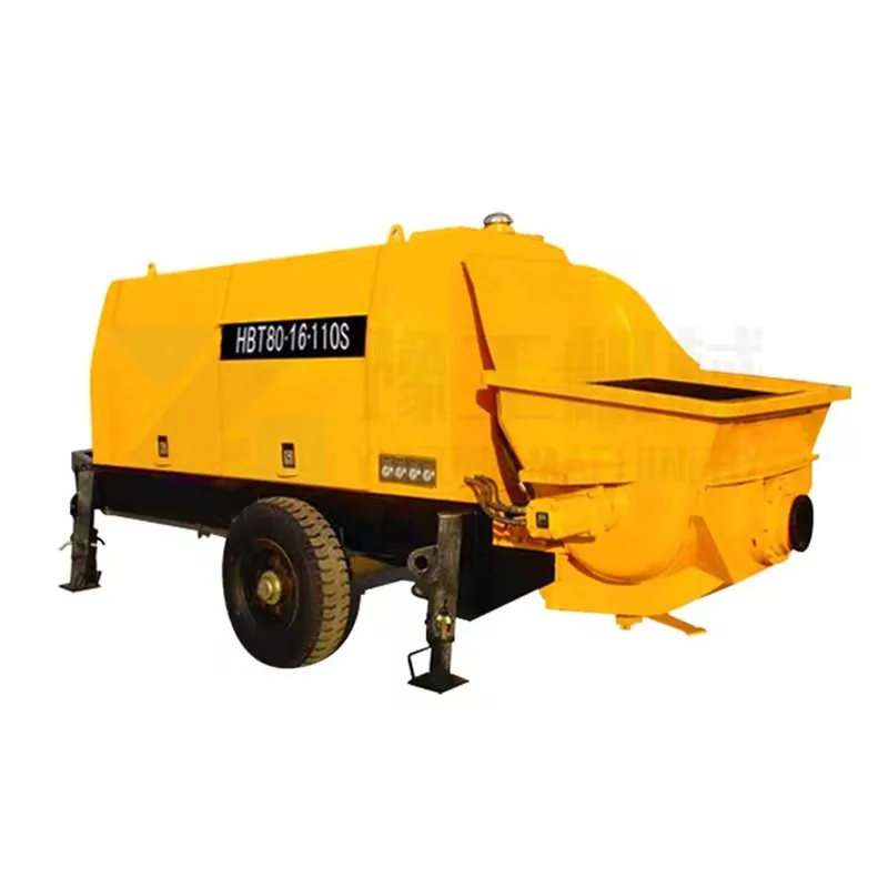 Factory Provide Mobile Concrete Mixer Pump Concrete Pump with Mixer for Sale Mini Small Electric Concrete Pump Price