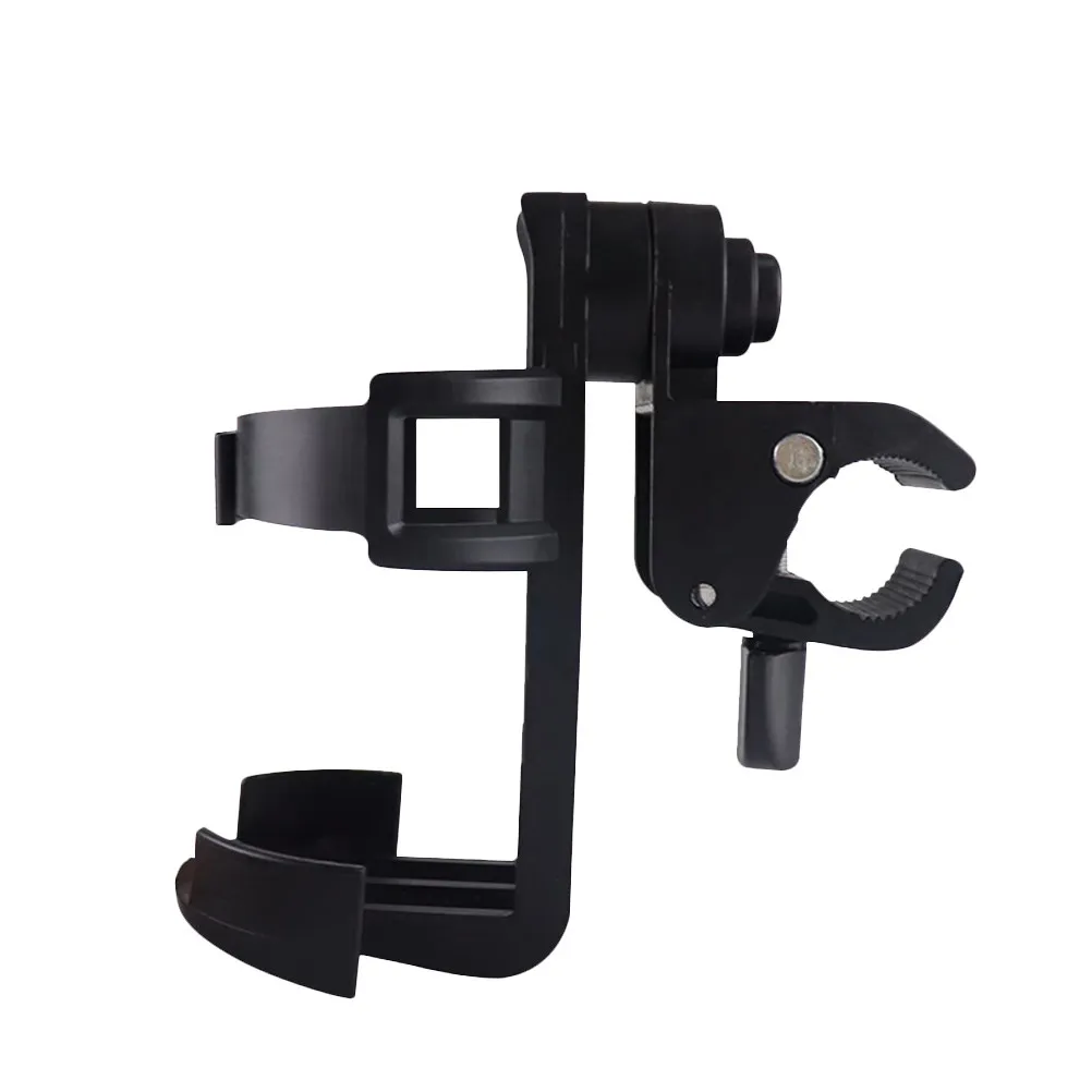 

2Pcs Stroller Water Cup Holder Milk Bottle Holder for Carriage Universal Adjustable Cup Mount with Button Style Clip