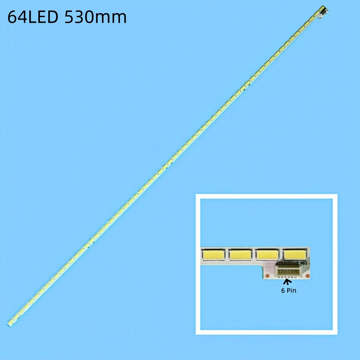 

10 шт. светодиодных планок подсветки для телевизора 42LS5600 420TA0 LE42D5520 42 дюйма 7030PKG 64EA 74.42T23.001 AUO T420HVN01.1 T420HW06 42LS5600
