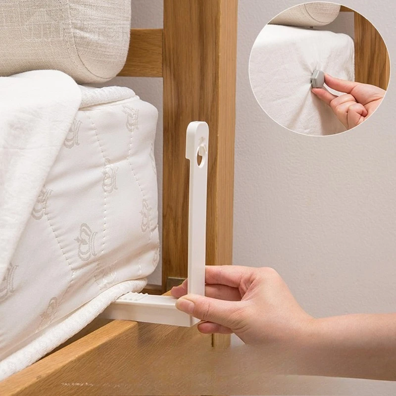 No Pin Sheet Grippers Invisible No Trace Clips Bed Sheet Fasteners Anti Slip Corner Holders For Mattress Straps