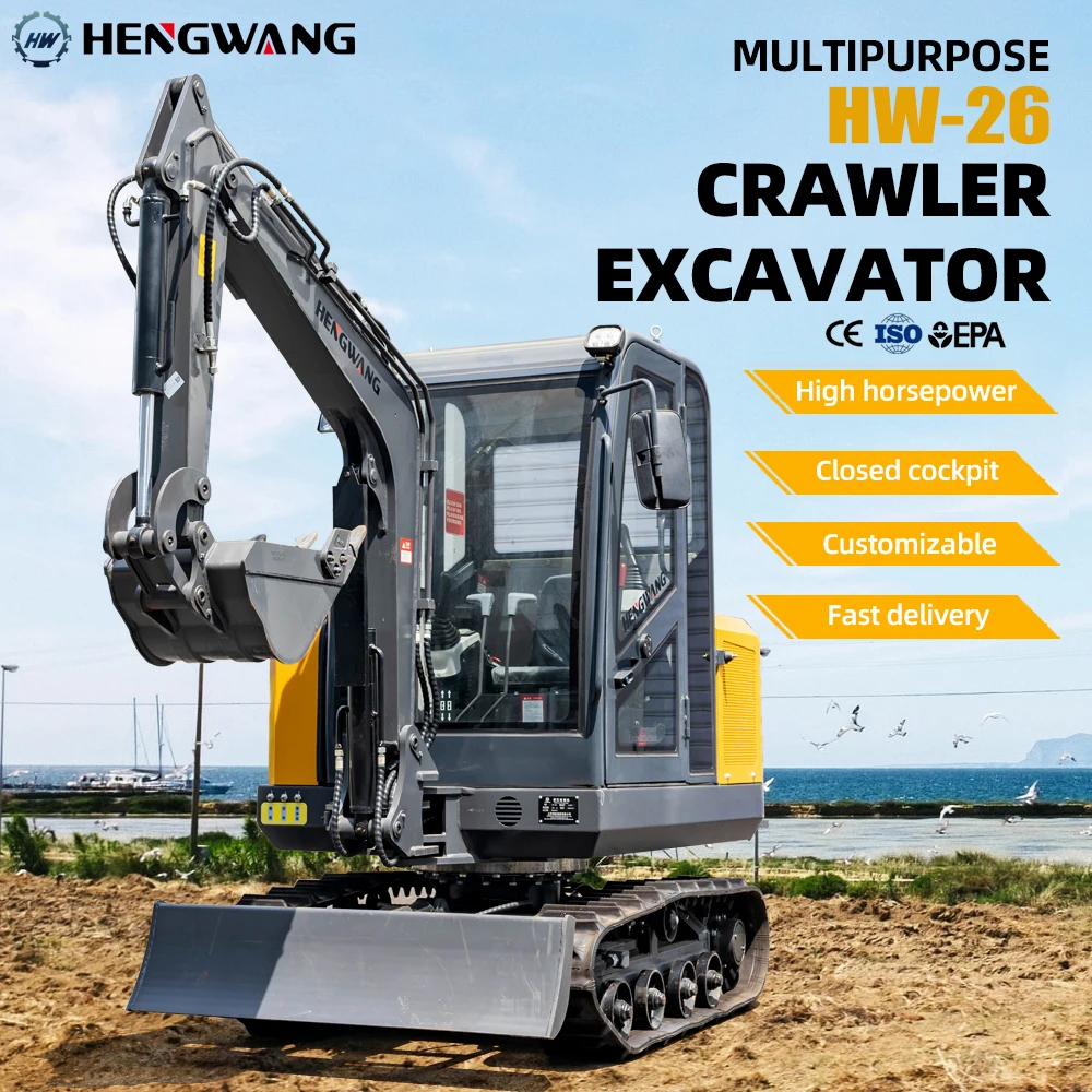

3 ton Excavators Diesel Hydraulic Mini Crawler Excavator Mini Bigger 2.5 ton Agricultural Tractor Construction Machinery