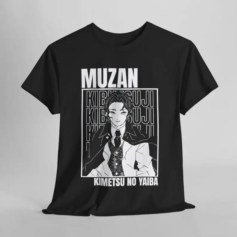 Muzan Kimetsu no Yaiba Demon Slayer T-Shirt Anime Graphic Tee Unique Design Perfect for Gamers & Anime Fans!