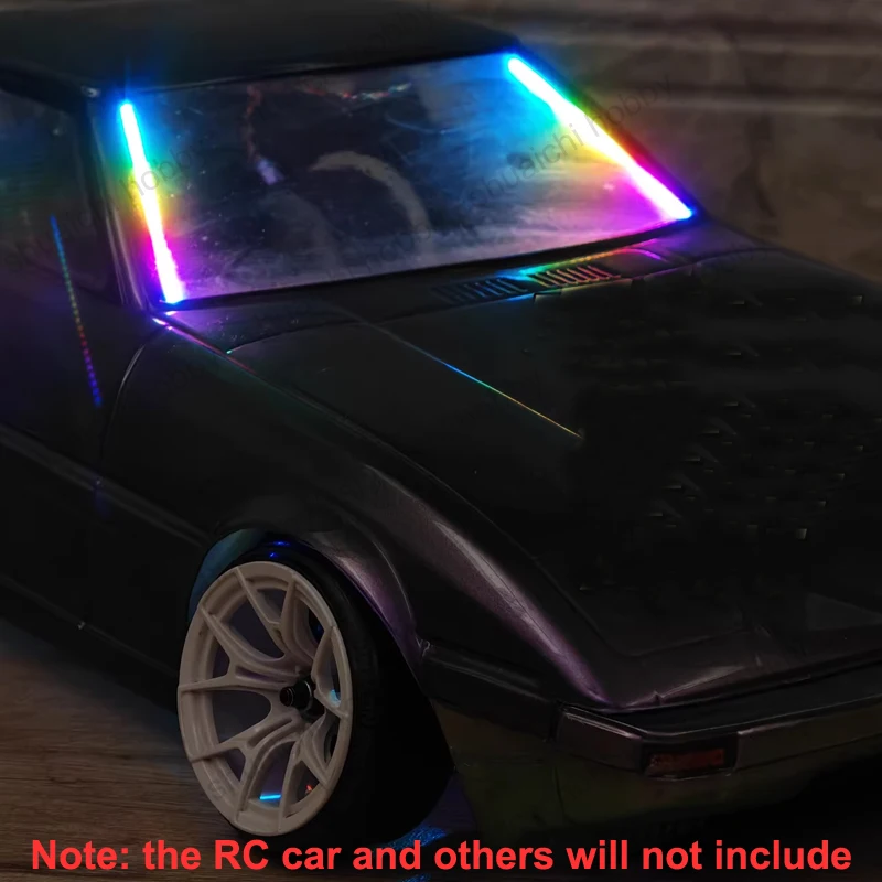 5.0-8.4V RC Model Car Throttle Responsive Light Bar A-Pillar LED Strip with Throttle Level Display DIY Hobby Accessories - view 6