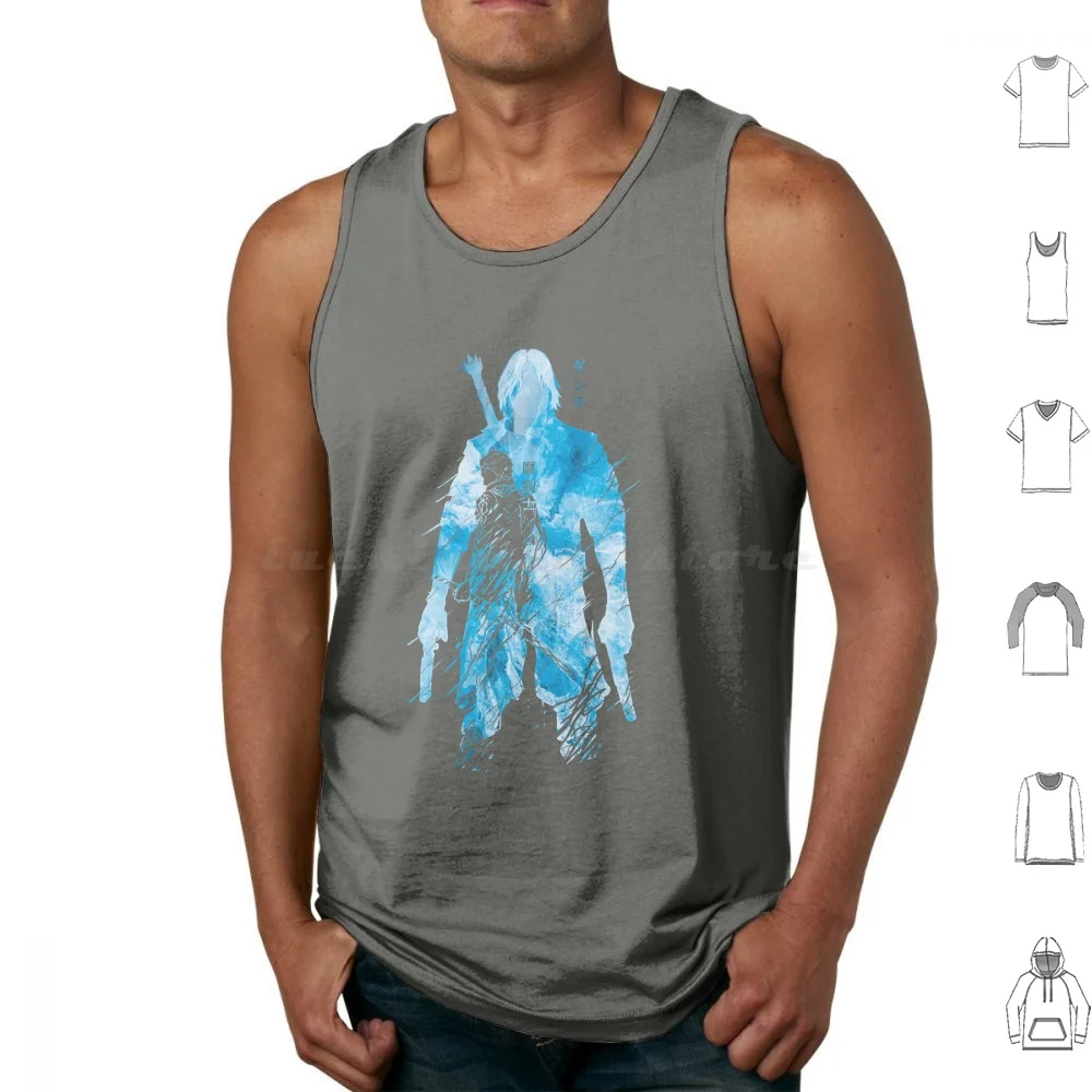 Sons Of Devils : Dmc5 : V Tank Tops Print Cotton Vergil Dmc5 5 Vergil Motivation Vergil Dante Dmc5 Dante Dante