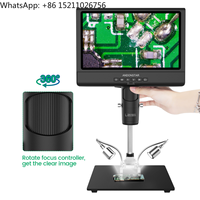 Andonstar AD209 10 Inch Digital Microscope 1080P Adjustable LCD Display Microscope for Soldering Microscope Phone Watch Repair
