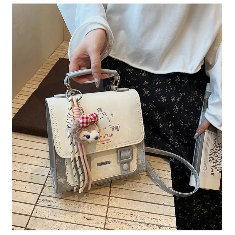 Sweet Girl Cute College Style Lolita Bag Tote Bags for Women Original Daily Versatile Crossbody Bag Sweet Campus Backpack