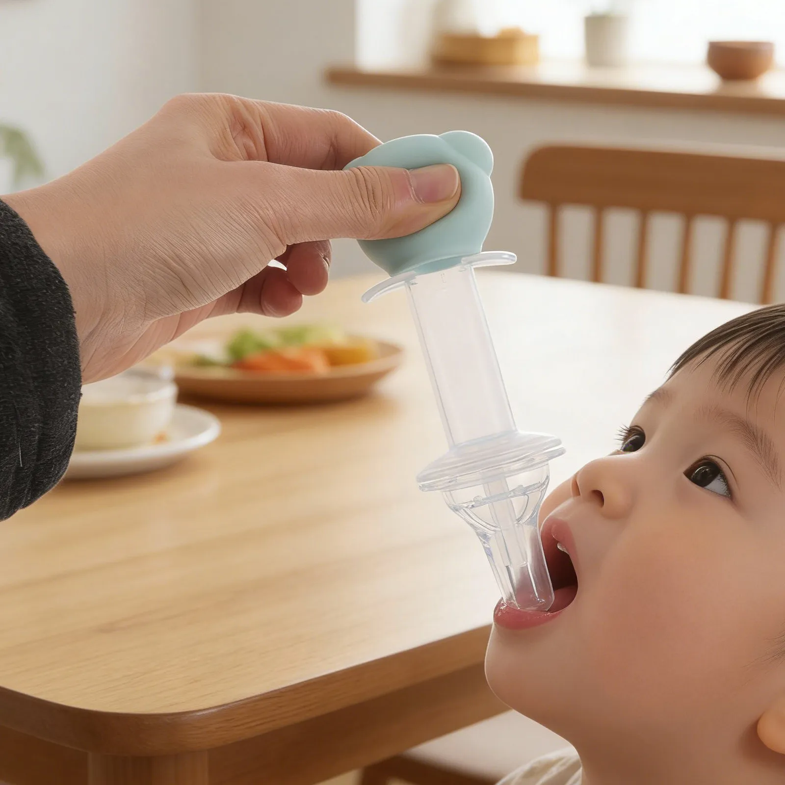 

1 Set Silicone Infant Food Feeder Pacifier Choke Free Liquid Dispenser Adjustable Flow Control Soft Baby Feeding Essentials