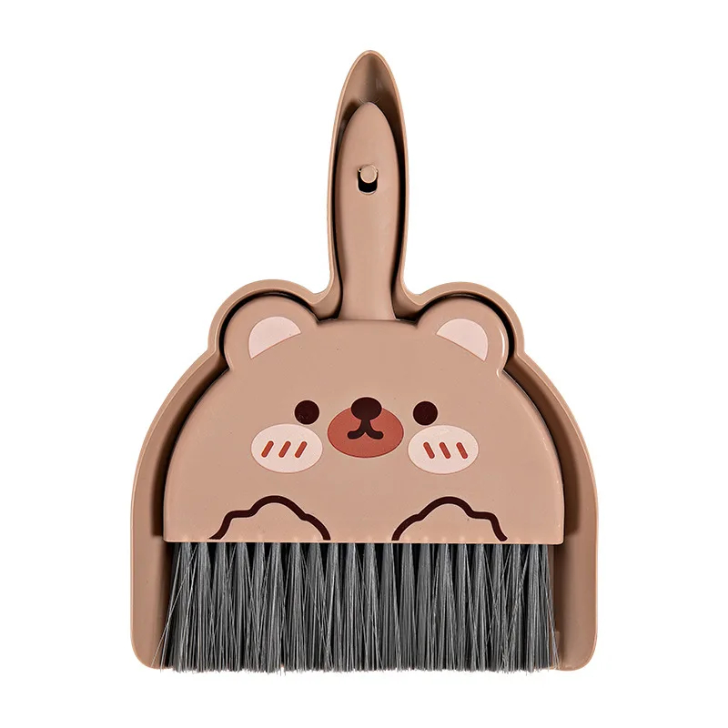 Mini Broom Dustpan Suit Cartoon Portable Small Broom Dustpans Household Home Table Sweeper Garbage Cleaner Cleaning Brush