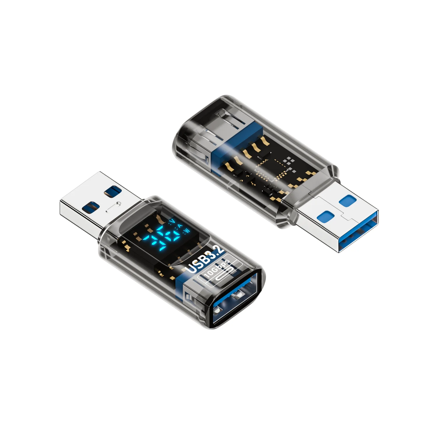 NNBILI USB 3,2 Digital Display Adapter 10Gbps USB Stecker Auf USB Buchse Konverter Schnelle Lade Daten Transfer USB C Adapter für PC