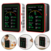 15 In 1 Digital Air Quality Monitor CO/CO2 TVOC HCHO Humidity Temperature Air Quality Detector PM0.3 PM1.0 PM2.5 PM10-CO2 Tester