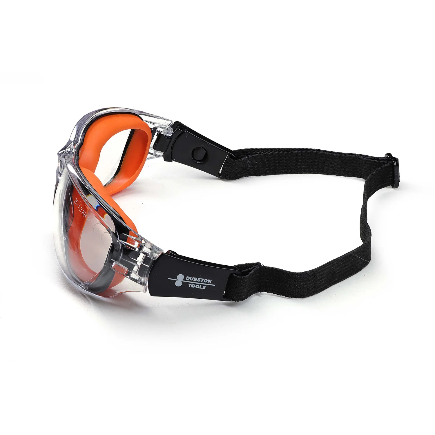 Durston Safety Glasses Wraparound Clear Lens Soft Face Seal Interchangeable Arms Elastic Strap Jewelry Workshop Eye Protection