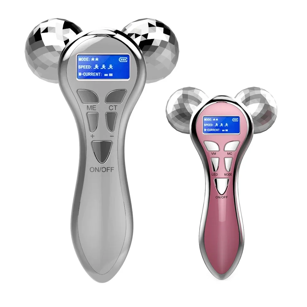 Elektrische Gesichts Abnehmen Rollor Gesichts Micro-strom Schönheit Instrument Facelift Roller Massager Haut Straffen Schönheit Geräte