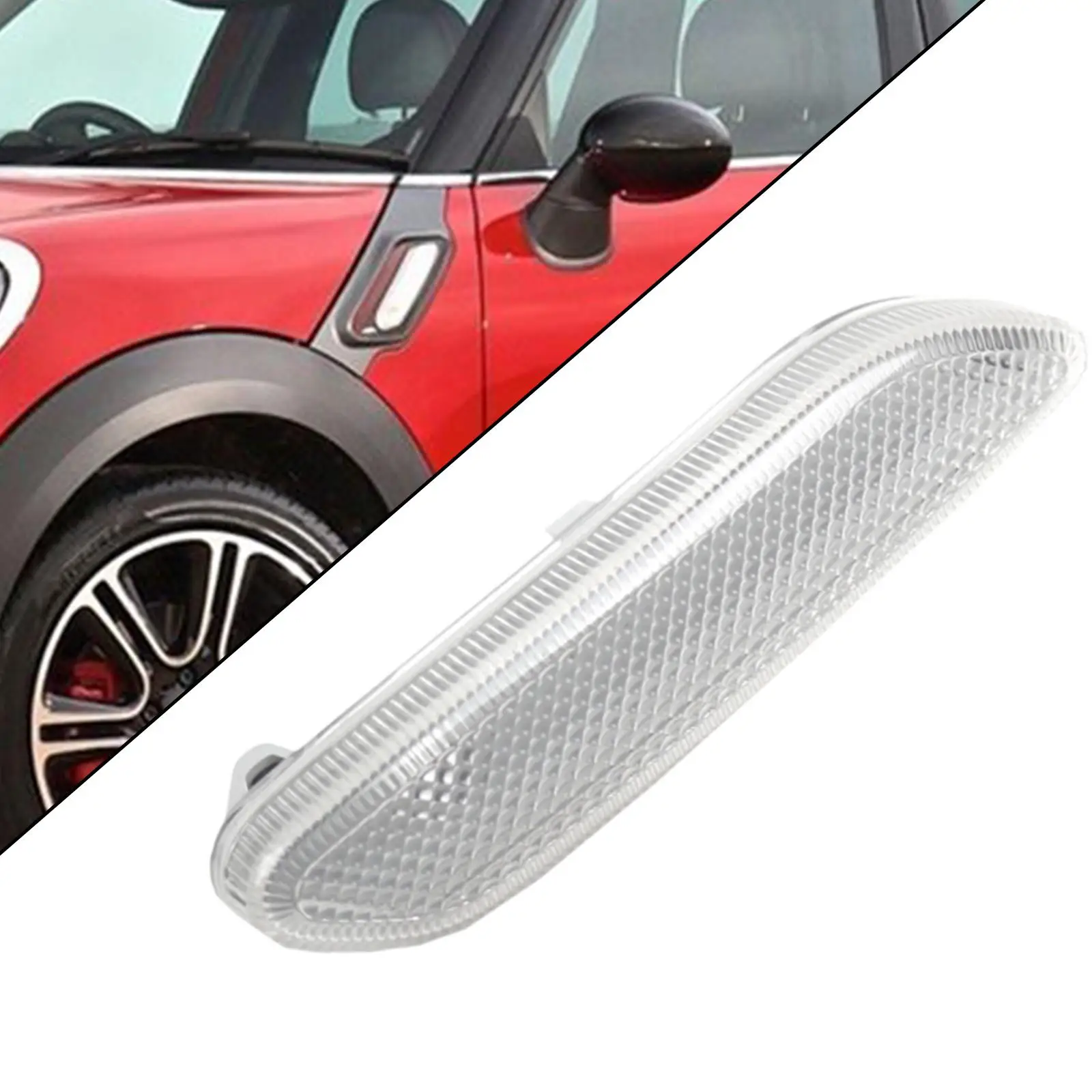 

Left Side Car Indicator Lamp White Direct Replaces Durable Side Marker Light Accessory for MINI R61 Paceman 2012-2017