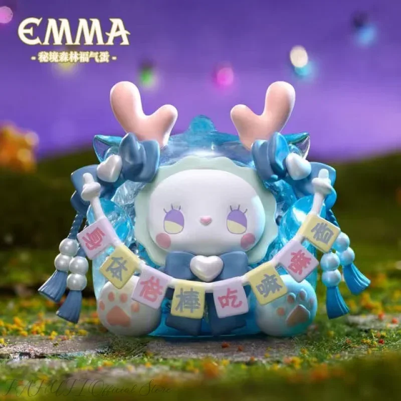 

EMMA Lucky Egg Series Kawaii Blind Box Mystery Box Caixa Sorpresa Аниме Фигурки для девочек Милая модель Подарок на день рождения