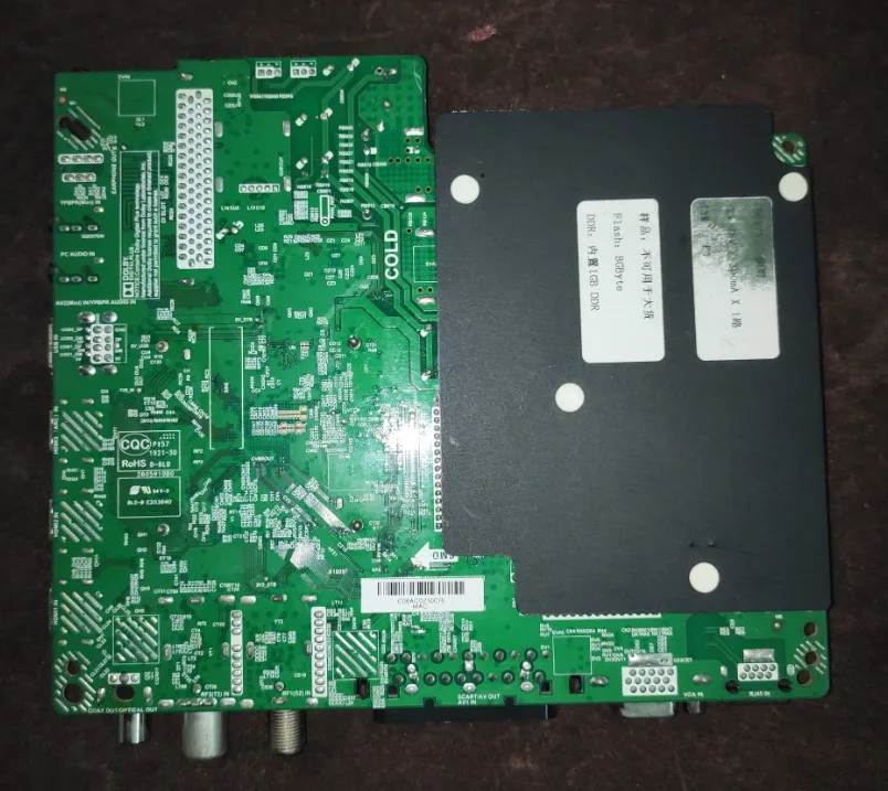 TP.MT5510S.PB803 ثلاثة في واحد التلفزيون واي فاي شبكة التلفزيون اللوحة 1G DDR + 8G emmc 72-78v 300ma