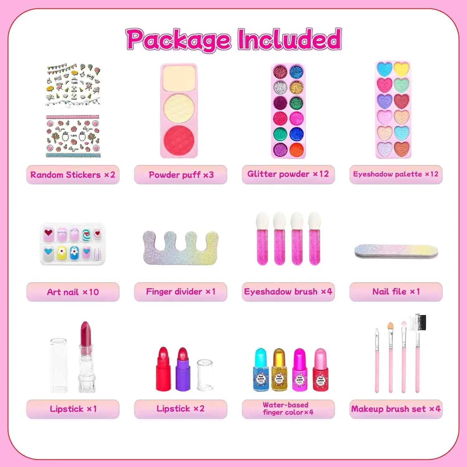 Princess Beauty Makeup Suitcase Children's Cosmetic Toys
