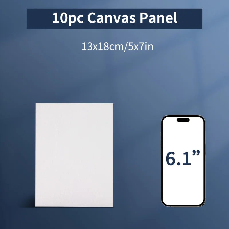10-Pack 5x7 Canvas Panels for Oil & Acrylic product image