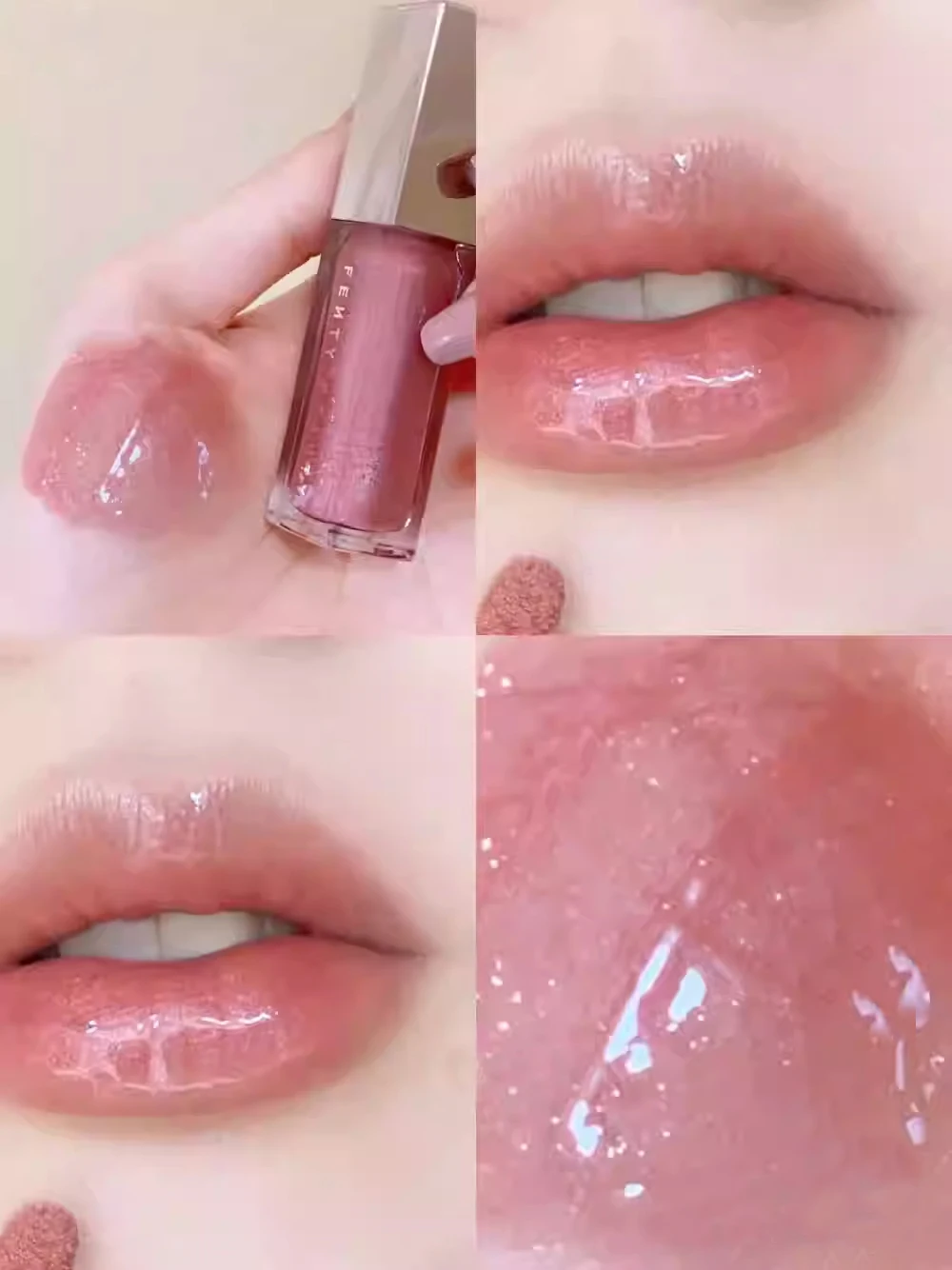 Balsam do ust Fenty Beauty poprawia kolor ust, modeluje kształt ust, błyszczyk o jedwabistej teksturze, łagodzący suchość, do tworzenia makijażu.