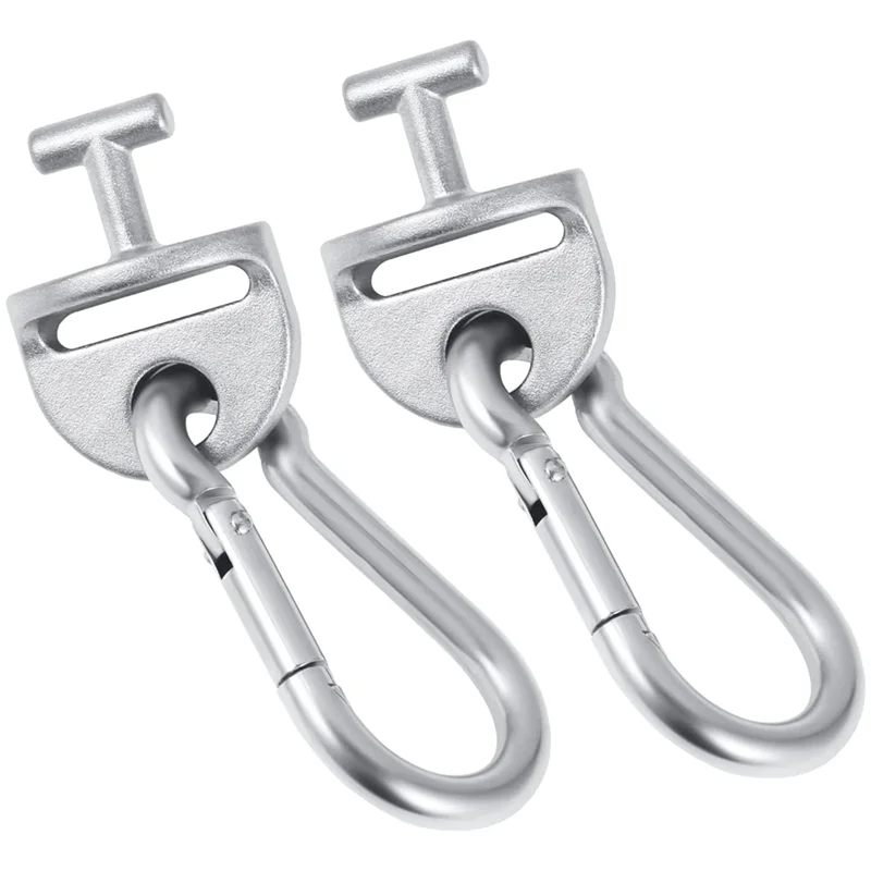 2PCS Tonal T Lock Adapter with Snap Hooks, Tonal Accessories Adapter for Tonal Gym Cable Machine & Shelf