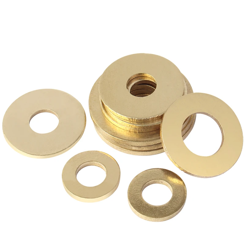 M2 M2.5 M3 M4 M5 M6 M8 M10 M12 M14 M16 M18 M20 GB97 Metal Solid Brass Plain Washers O-Ring Gaskets