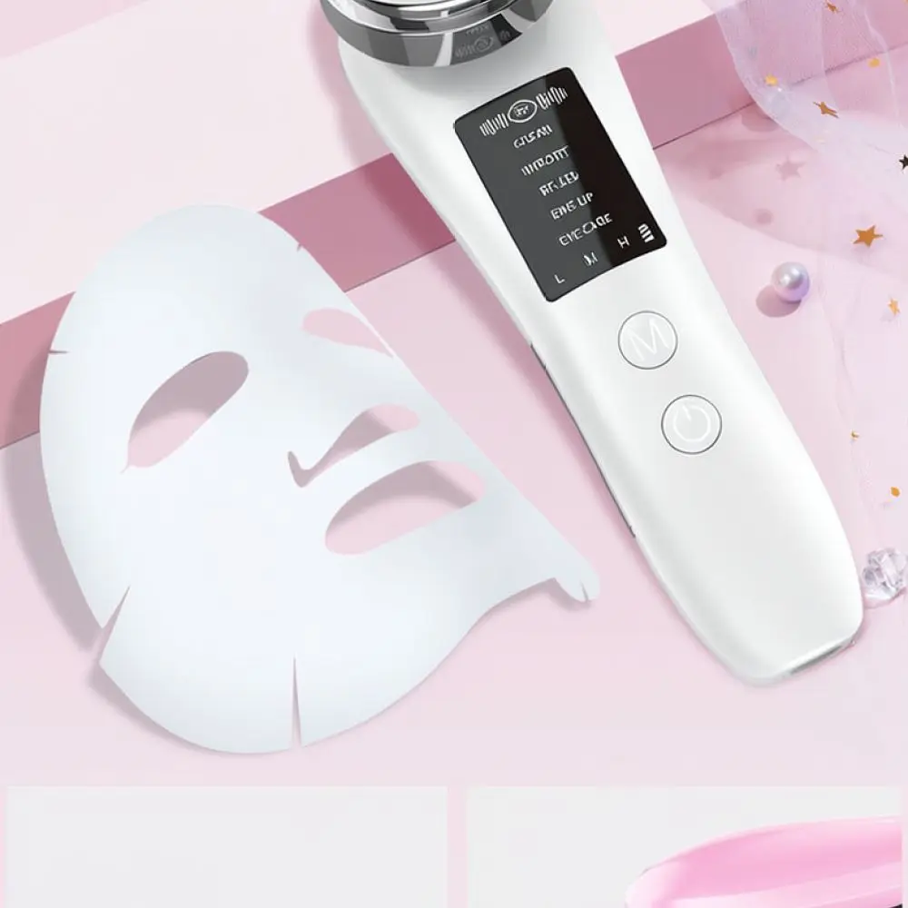 Portable Face Beauty Instrument Led Photon Skin Care Massager Ion Export Essence Import Device Home Use Tool